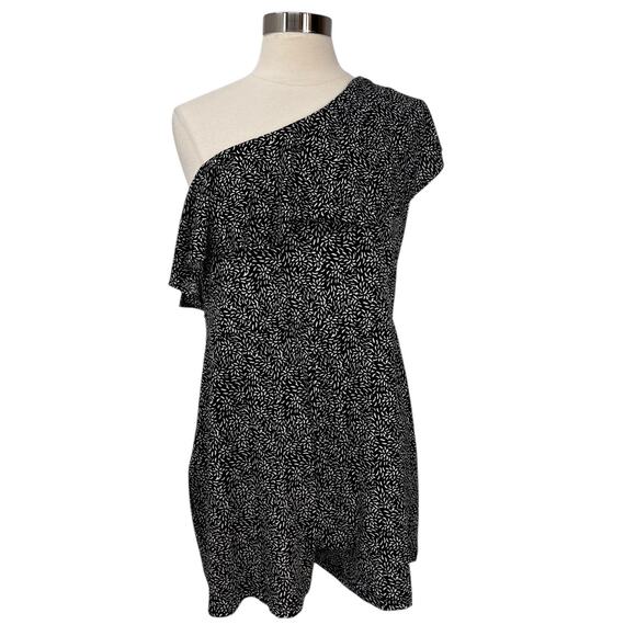 KAARI BLUE One Shoulder Romper NWT SZ LARGE NWT - Picture 1 of 9